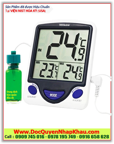 Traceable 4548, Nhiệt kế Đầu dò –50°C đến 70°C 4548 Jumbo Traceable Refrigerator/Freezer Therm